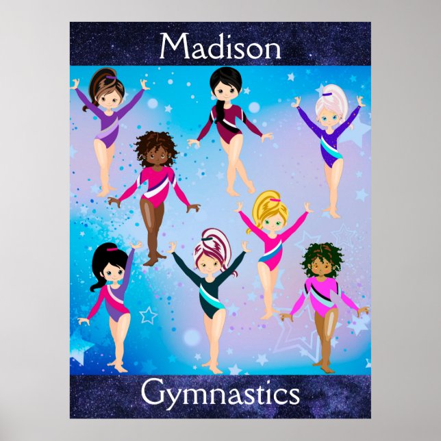 Poster Amis De Gymnastique : Ces Gymnases Nous Ressemblen (Devant)
