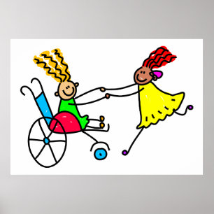 Poster Amis désactivés