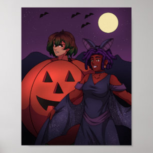Poster Amis d'Halloween