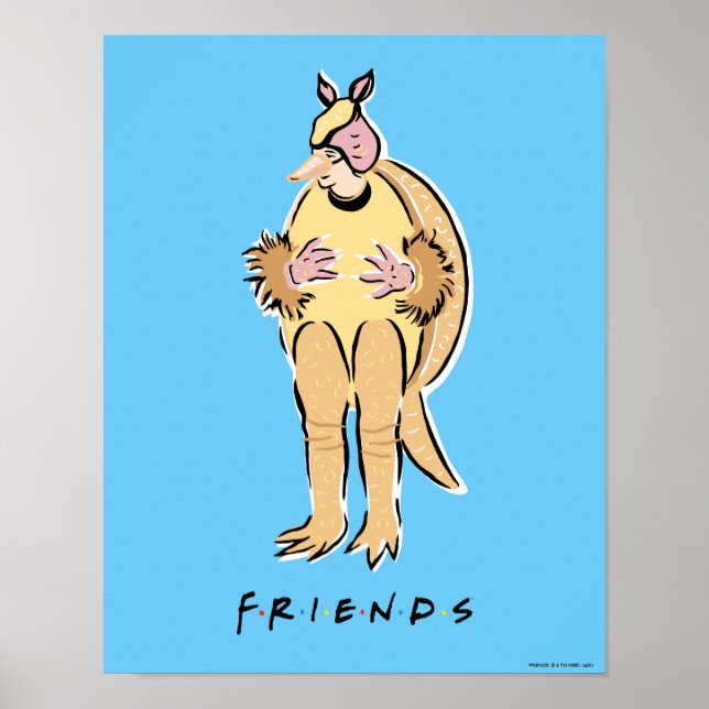 Poster AMIS™ | Holiday Armadillo (Devant)