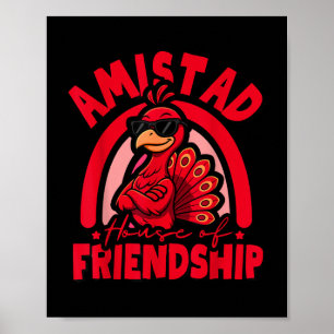 Poster Amistad, Maison D'Amitié _ École De Maison Amistad