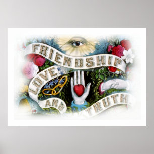 Poster Amitié, Amour et Vérité