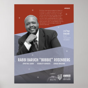 Poster Ammud Ambassadeur Baruch "Bobbie" Rosenberg