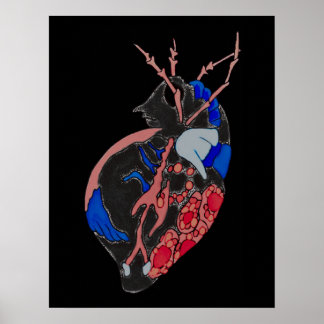 Poster Amoeba Minx : Veines et bateaux