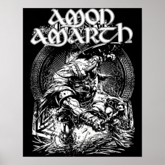 Poster Amon Amarth Fan Art Hommage Design