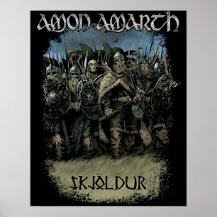 Poster Amon Amarth Vintage Look Fan Cadeau