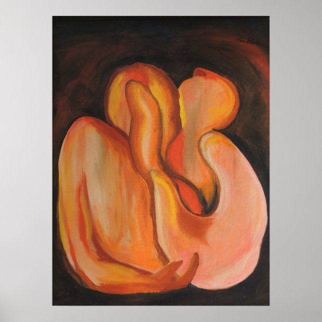 Poster Amor - Couple dans l'amour (Devant)