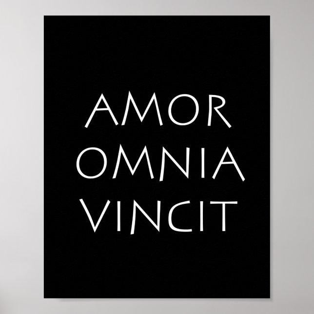 Poster Amor Omnia Vincit (Devant)