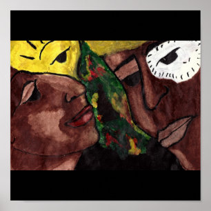 POSTER AMOUR AFRICAIN