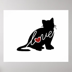 Poster Amour britannique de Shorthair