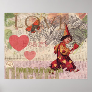 Poster Amour Coeur coeur amour amour amour amour Valentin