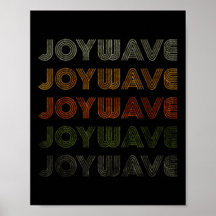 Poster Amour Coeur Joywave Tee Grunge Style Vintage Noir