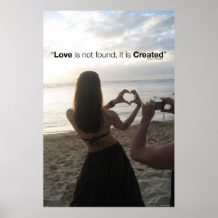 Poster Amour créé
