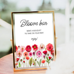Poster Amour dans Bloom Fleurs sauvages Bloom ou Flower B
