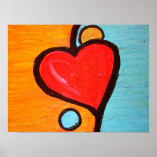 Poster amour dans l'équilibre | imprimer