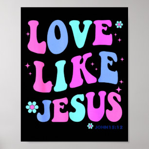 Poster Amour de fille comme Jésus Mignonnes adolescentes