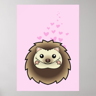 Poster Amour de Hérisson Nain