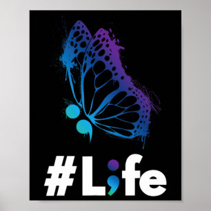 Poster Amour De La Vie Et Soutien Sensibilisation À La Pr
