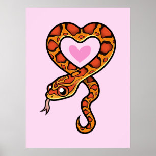 Poster Amour de serpent