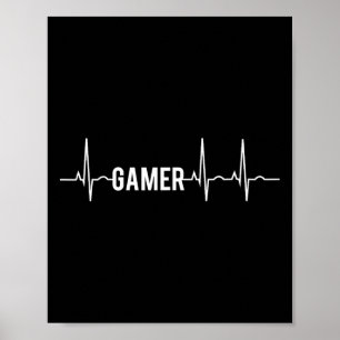 Poster Amour des jeux vidéo Heartbeat