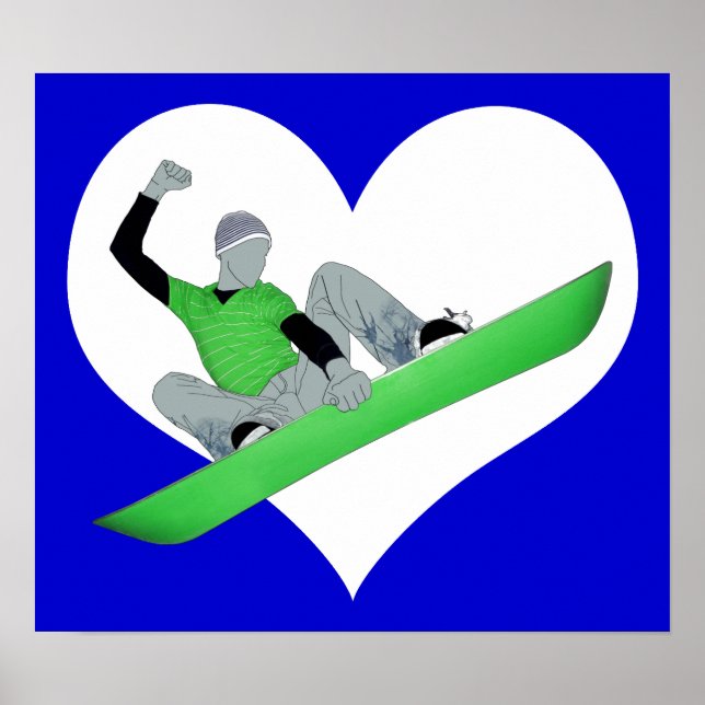 Poster amour du snowcore (Devant)