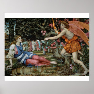 Poster Amour et le premier (huile sur la toile)