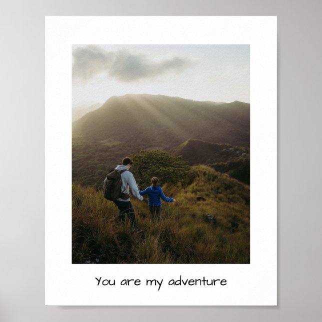 Poster Amour et mariage inspirant couple personnalisable (Devant)