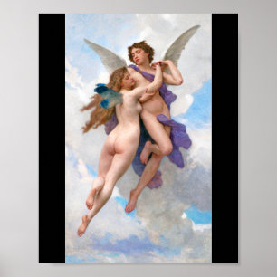 Poster Amour et Psyché, Bouguereau