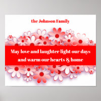 Amour et rire Warms Hearts & Home Flower