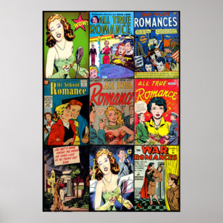 Poster Amour et romance dans les années 1950