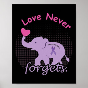 Poster Amour Fin Alzheimer Fin Heimer Sensibilisation Hei