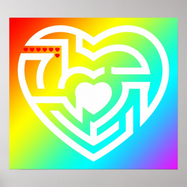 Poster amour labrynth (Devant)