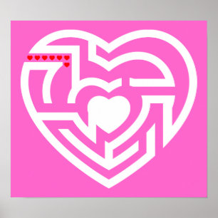 Poster amour labrynth