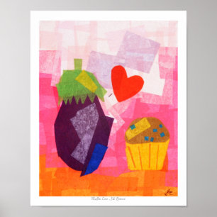 Poster Amour muffin