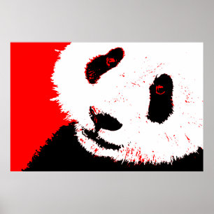 Poster amour panda