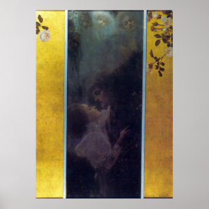 Poster Amour par Gustav Klimt