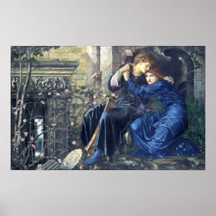 Poster Amour parmi l'affiche de ruines