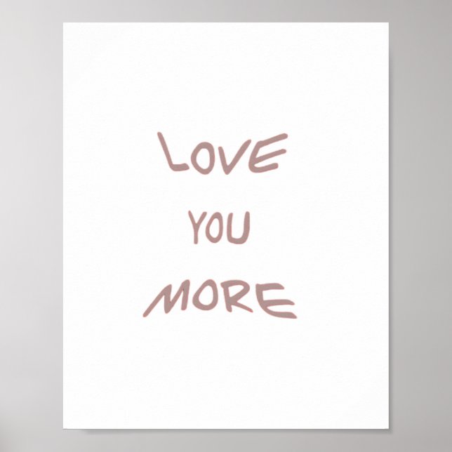 Poster Amour Plus Esthétique Moderne  (Devant)
