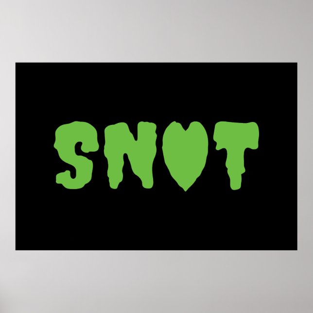 POSTER AMOUR SNOT (Devant)