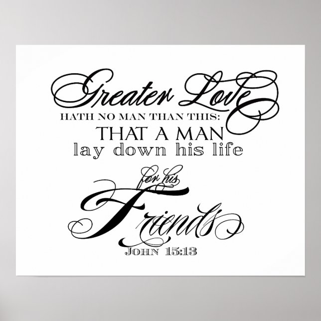 Poster Amour supérieur (Devant)