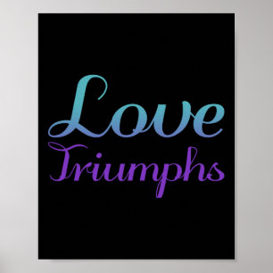 Poster Amour Triomphes Purple Prévention Suicide Sensibil