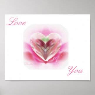 Poster Amour Vous Œuvre d'Art