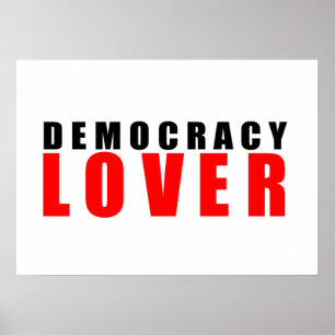 Poster Amoureux de la démocratie