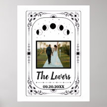 Amoureux de photo personnalisée Mariée Mari Tarot 