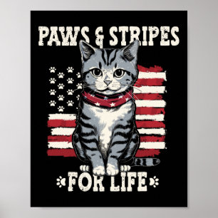 Poster amoureux des chats du 4 juillet