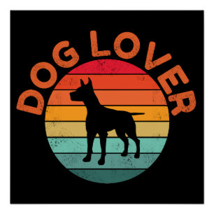 POSTER AMOUREUX DES CHIENS