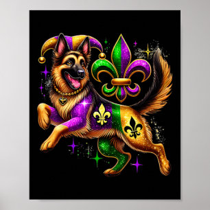 Poster Amoureux des chiens berger allemand mignon Mardi G