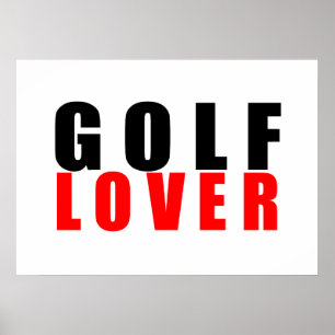 Poster Amoureux du golf