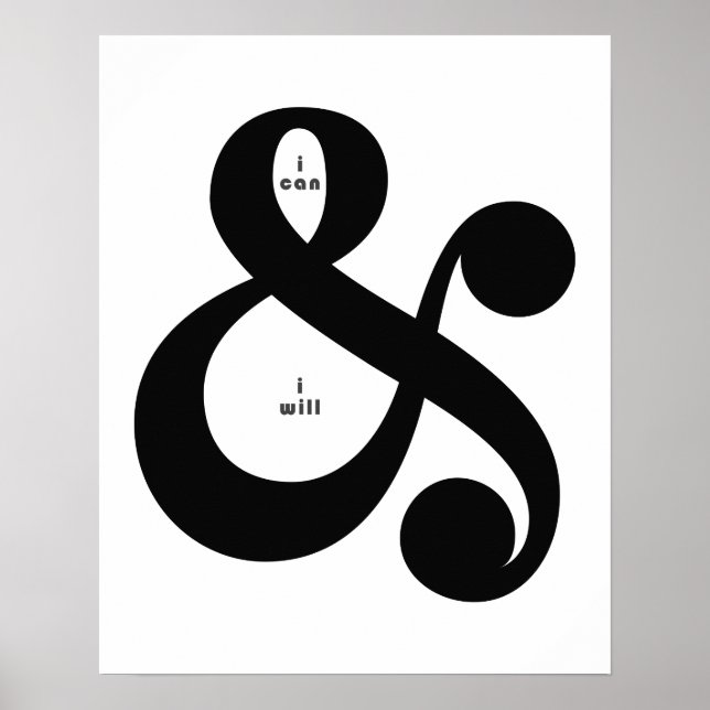 Poster AMPERSAND Citation Inspirationnelle (Devant)