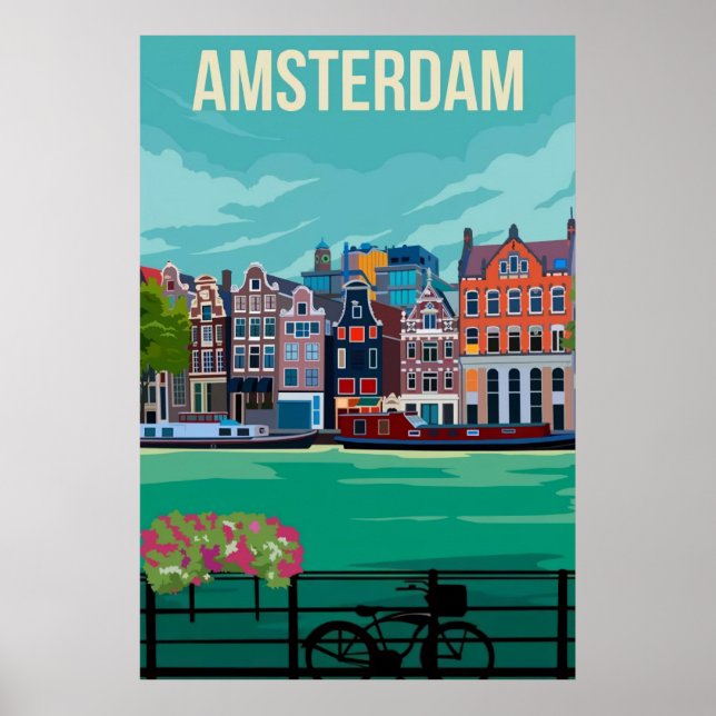 Poster Amsterdam (Devant)